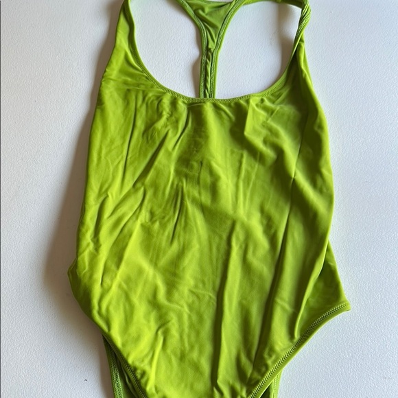 Vibrant Green One-Piece Swimsuit - Picture 2 of 4